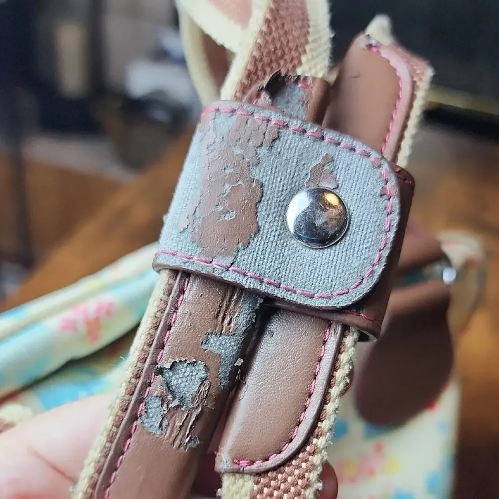 PINK LINING | Yummy Mummy Cream and Brown‎ Floral Blue Birds Baby Diaper Bag